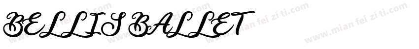 BELLIS BALLET字体转换